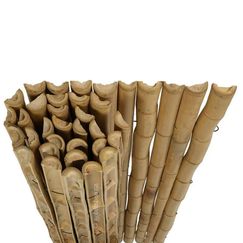 Natur halbrunde Bambusrolle Moso